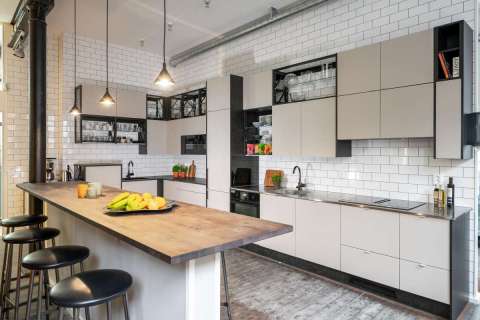 Modern sustainable kitchen for serious chefs - Puustelli Miinus