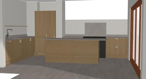 Miinus Kitchen: Oak (KF0) Veneers