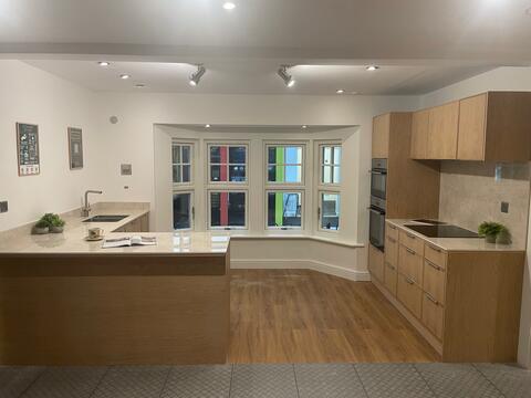 sustique supplied puustelli miinus kitchen in the nsbrc renovation house