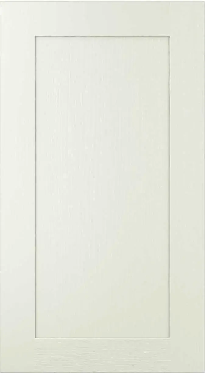 Slim Frame Solid Wood Shaker Style Door Painted Porcelain
