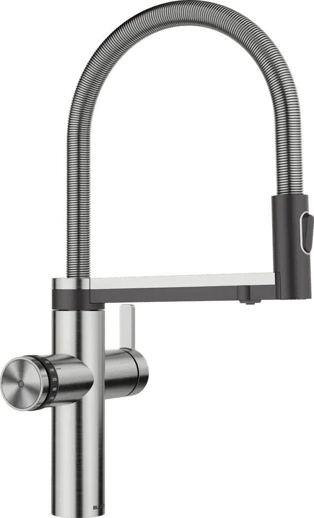 Blanco Choice Icona Tap in Brushed Stainless Steel 527656