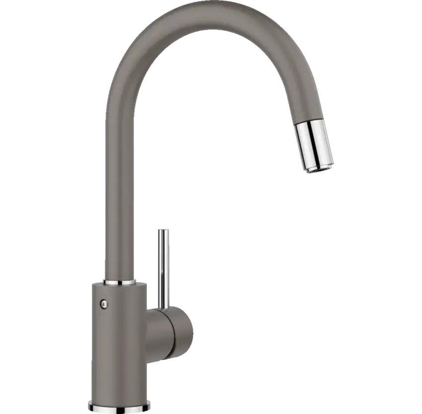 Blanco Midas-S Single Lever MIxer Tap in Volcanoe Grey 526967