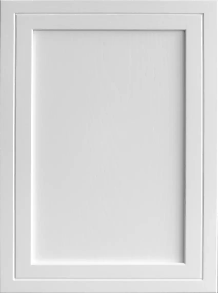solid wood mock inframe style door -primed finish