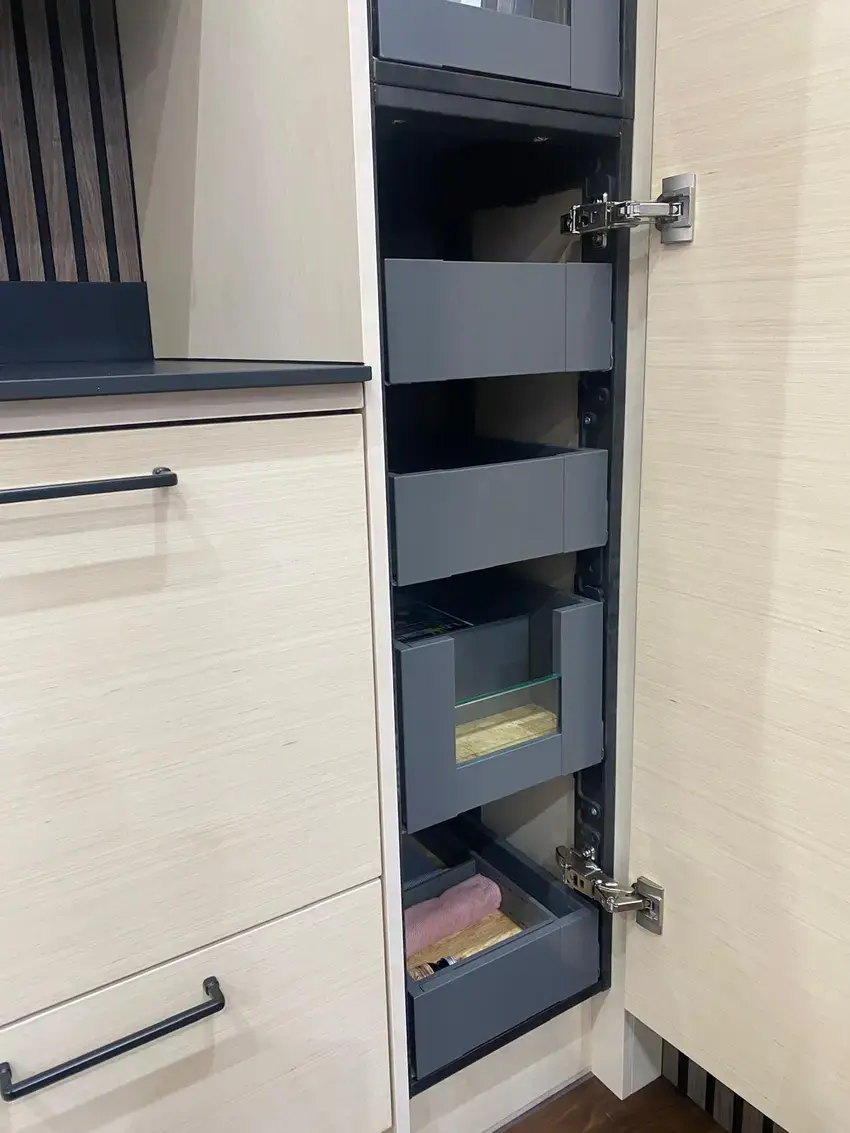 Puustelli Miinus kitchenslim larder unit with drawers