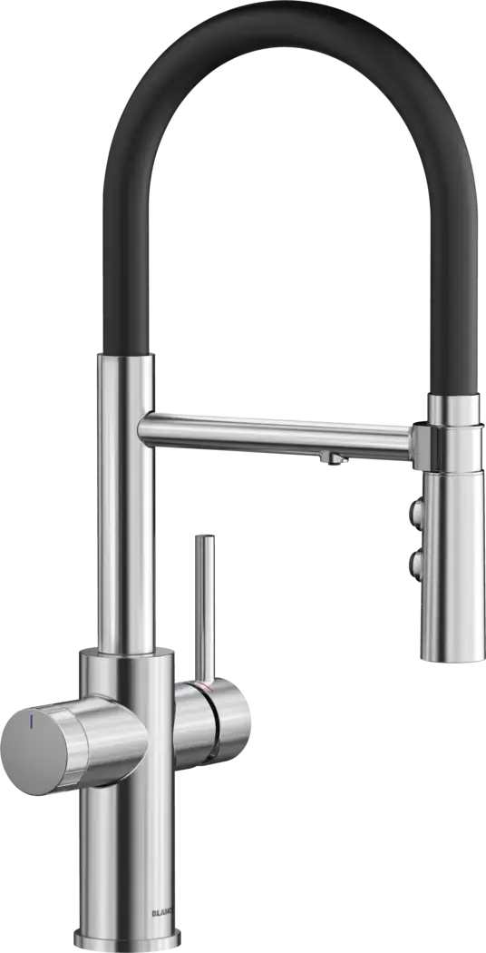 526706 Blanco Catris-S Flexo Filter Mixer Tap - PVD Steel