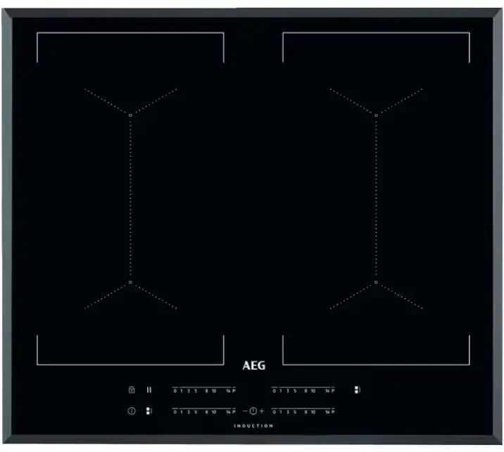 AEG 6000 Multibridge Induction Hob 60cm - Black IKE64450FB 