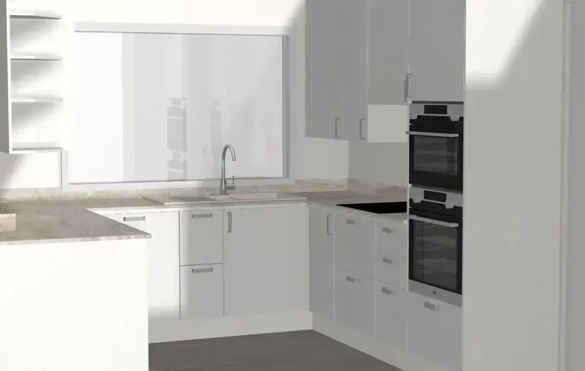 2 Garth Close Kitchen Elevation
