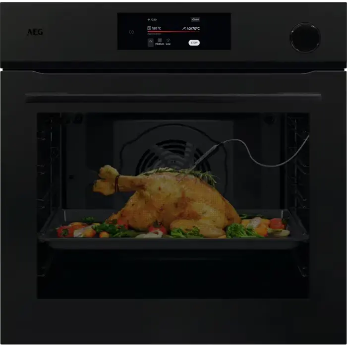 NBR7P731ST AEG 7000 MealAssist with SteamCrisp Pyrolytic Self Clean Built-in Oven