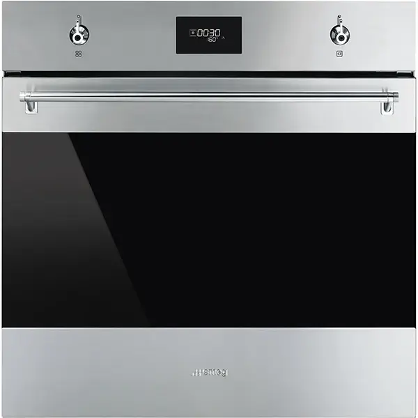 Smeg Classic 60cm Built-In Single Oven, Stainless steel SFP6301TVX