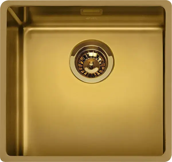Smeg Mira 1 Bowl PVD Brushed Brass Undermount Sink