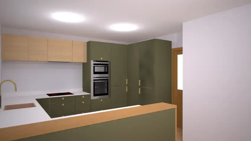holybourne sustique engineered range kitchen agave green vicenza oak image 5