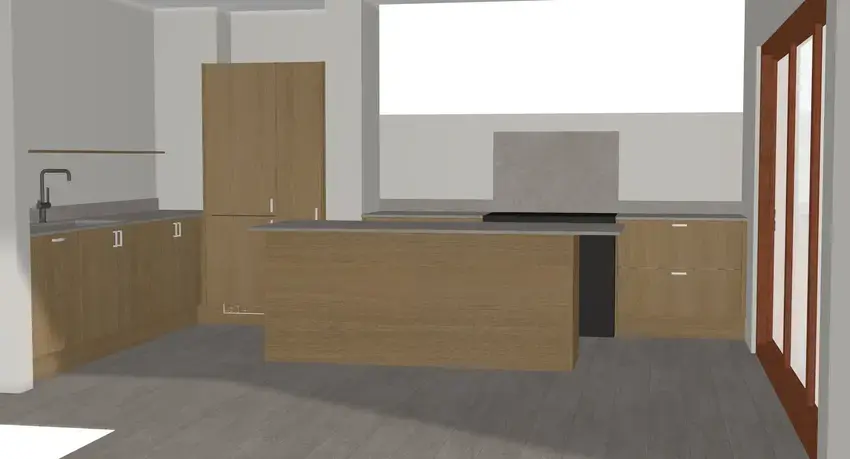Miinus Kitchen: Oak (KF0) Veneers
