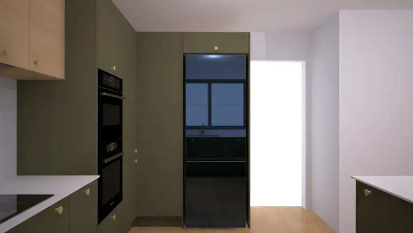 holybourne kitchen design illustration from kitchen window perspective