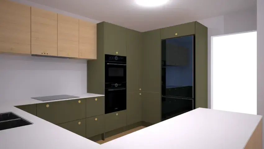 holybourne kitchen design illustration from peninsula