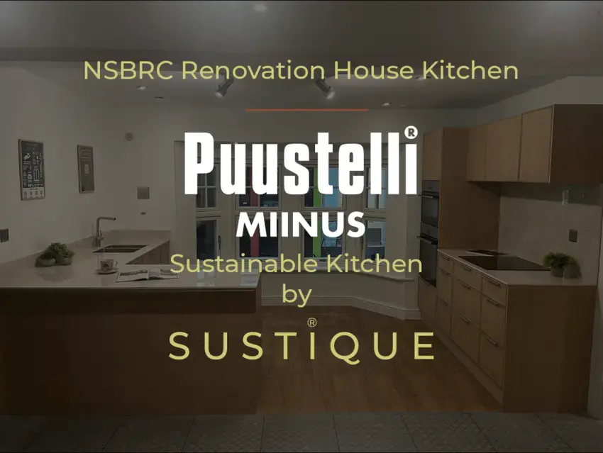 puustelli miinus kitchen in the nsbrc renovation house
