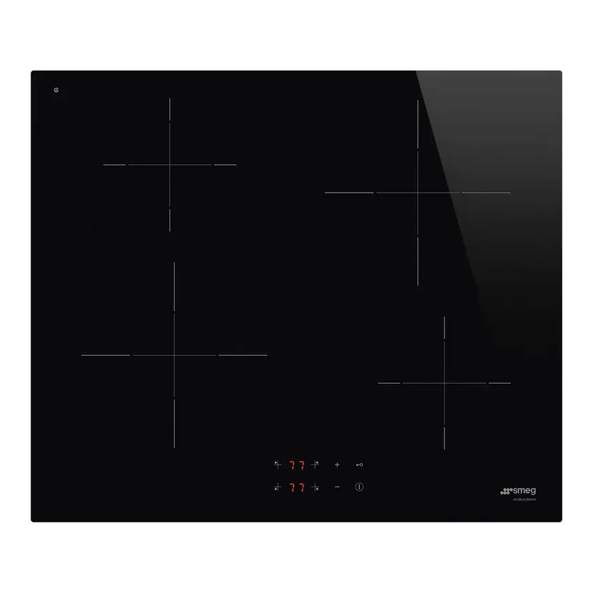 SI2641D_1 Smeg 60cm Universal Induction Hob, Black Glass