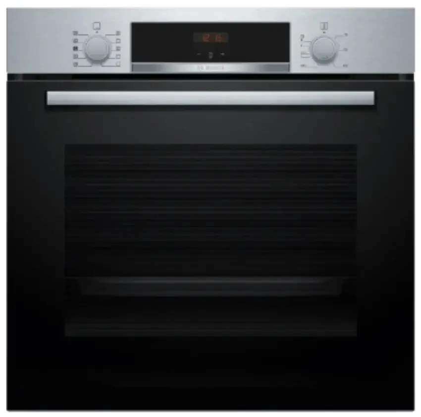 Bosh Series 4 Pyrolytic Built-In Single Oven with Added Steam Function HQA534BS3B