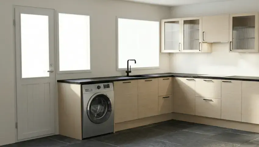castleholm flood resilient puustelli miinus kitchen illustration 2