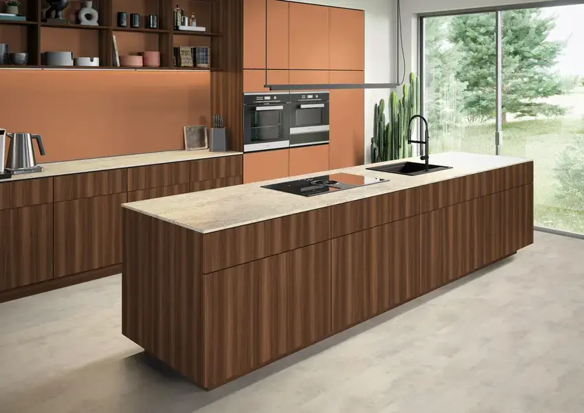 egger kitchen illustration tobacco alba walnut caramel nude