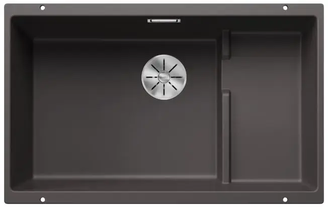 Blanco Subline 700-U Level Sink Silgranite Rock Grey