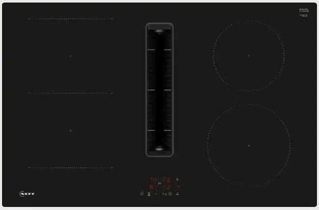 Neff N 50 Induction Hob with Integrated Ventilation System 80 cm V58NBS1L0