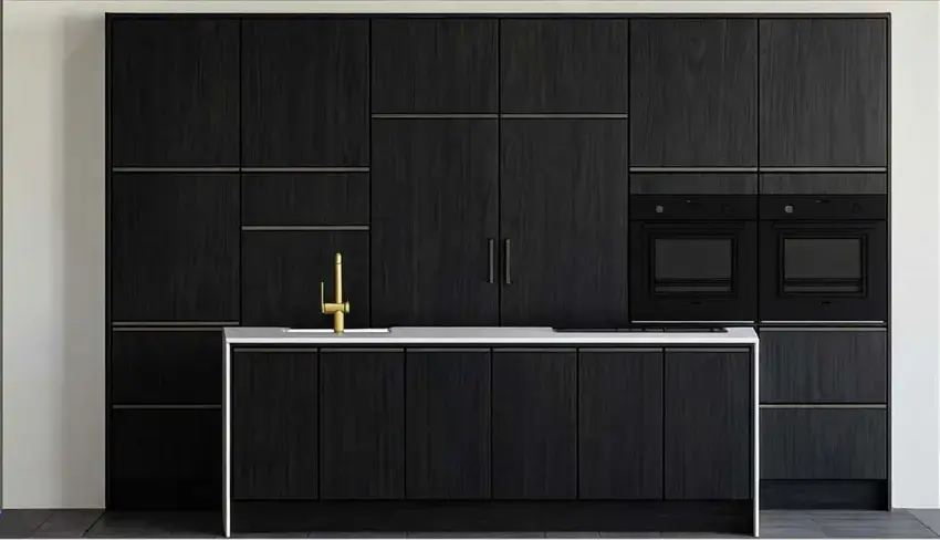 AI generated illustration of brook house flood resiliant kitchen design