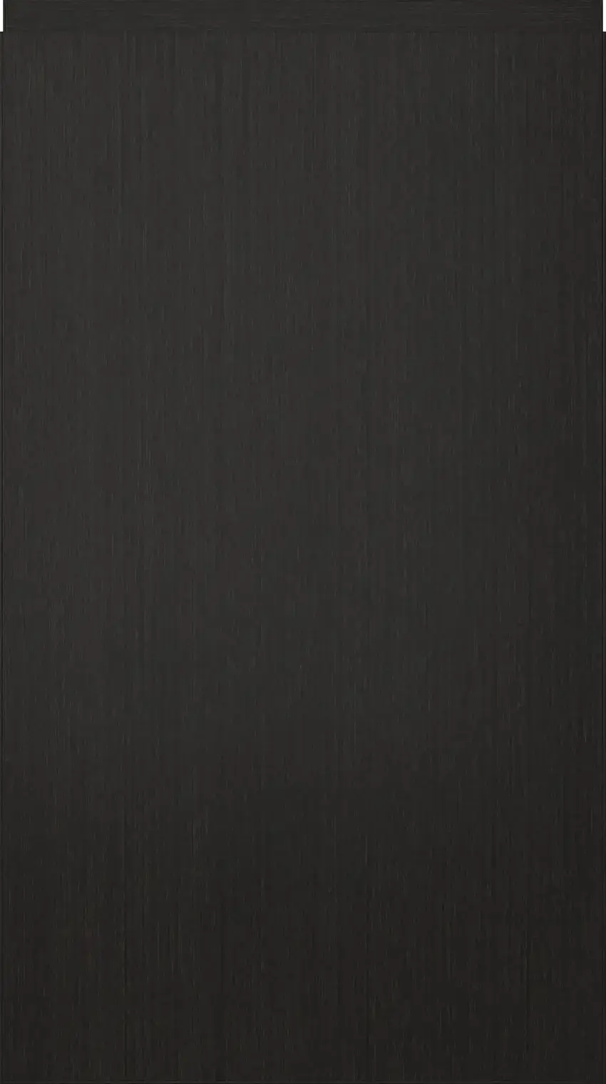 top j-pull wild birch veneer cabinet door stained black