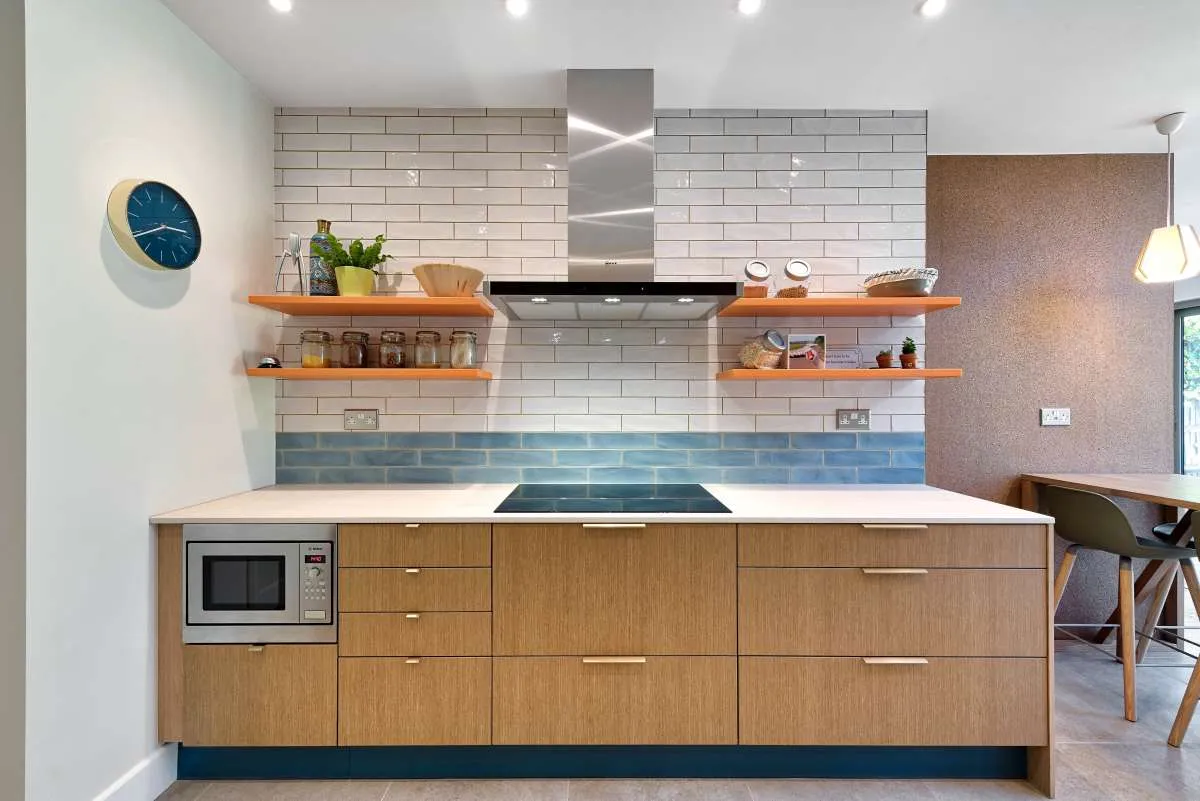 Scandinavian style wild brown kitchen using Puustelli Miinus cabinetry