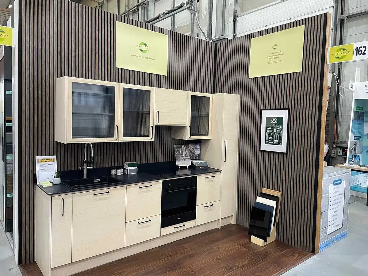 Sustique Puustelli Miinus display kitchen at NSBRC in Swindon