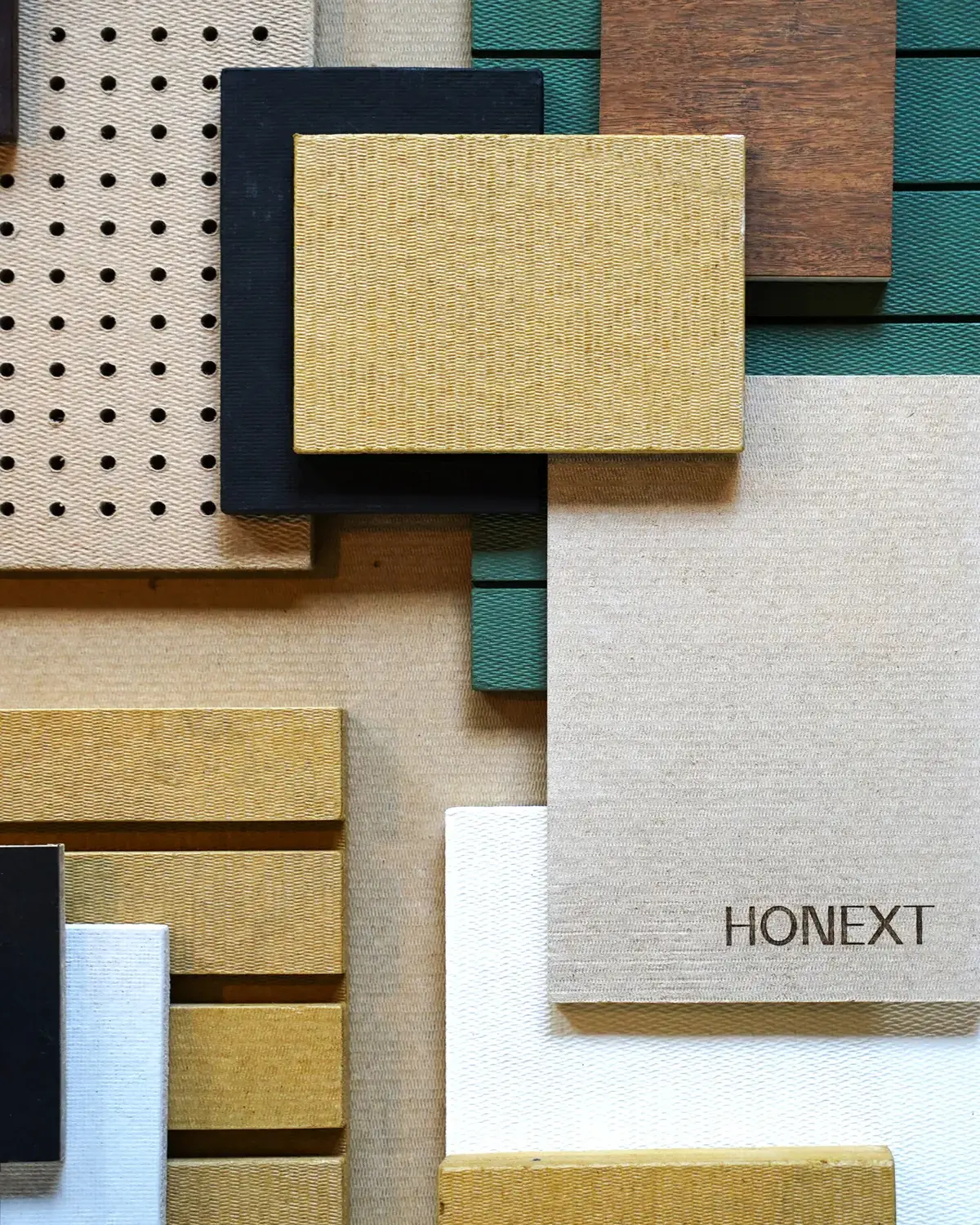 Wall Finishes by HONEXT® Made from Recycled Materials