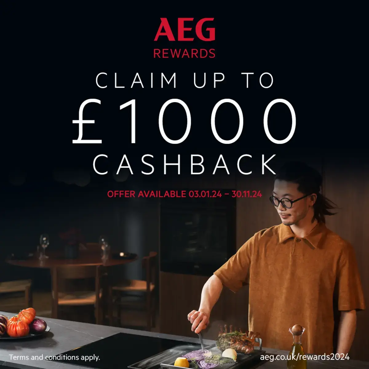 AEG Cashback Promotion Banner