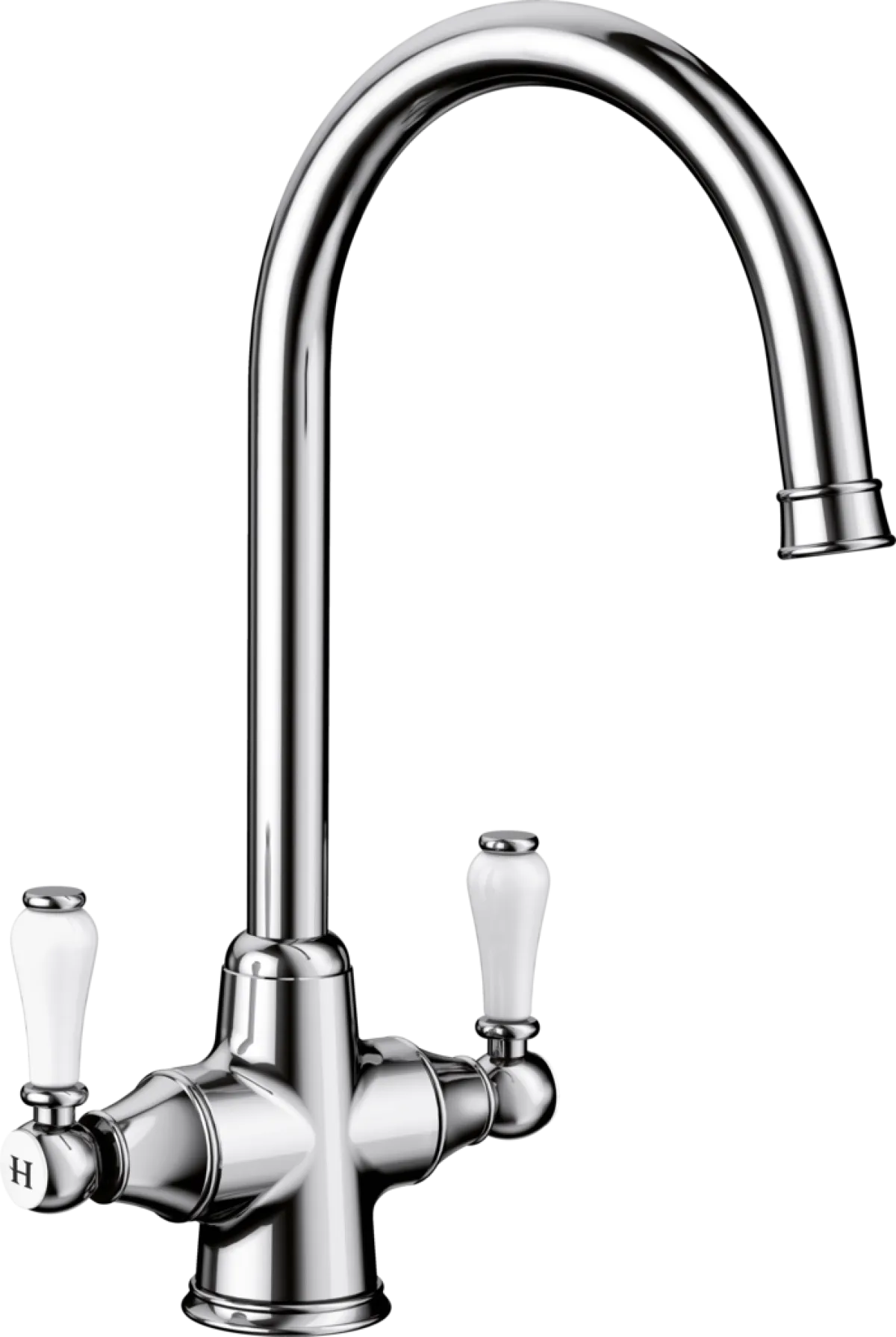 Blanco Vicus Twin Level Mixer Tap in Chrome