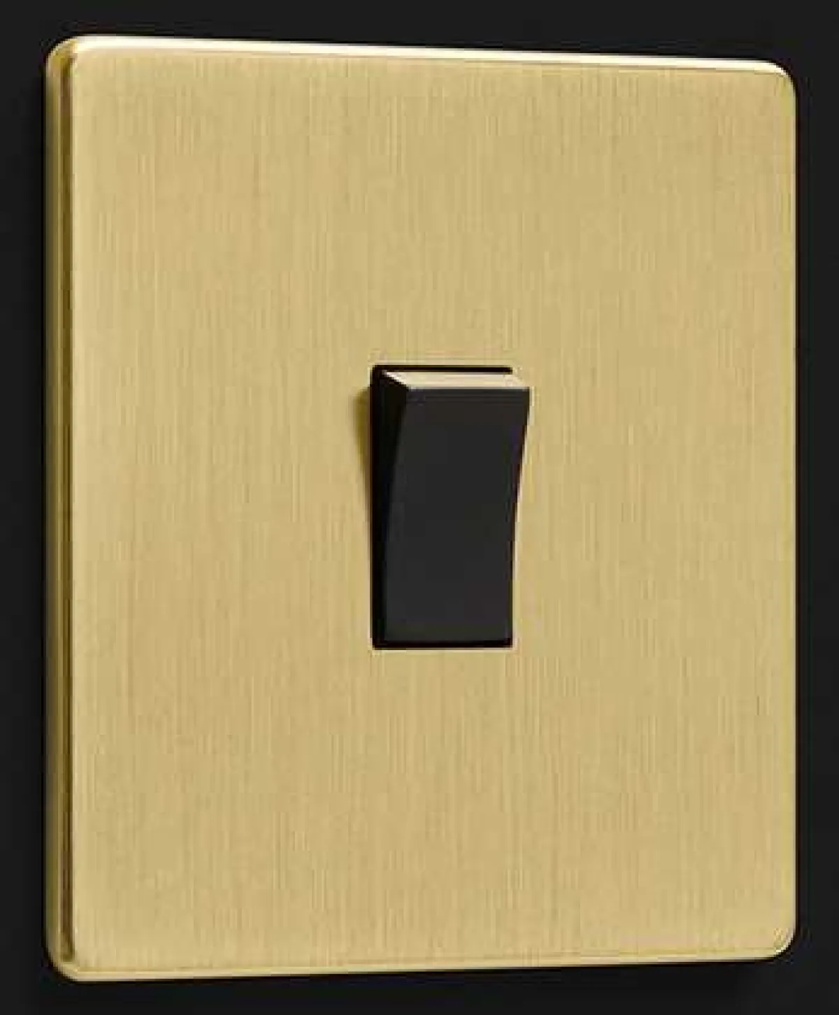 Gold single switch with black insert