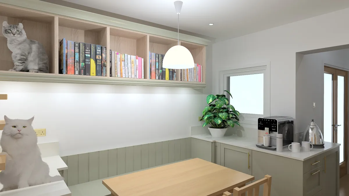 Dudlow Gardens Kitchen Design Illustration - View As You Enter