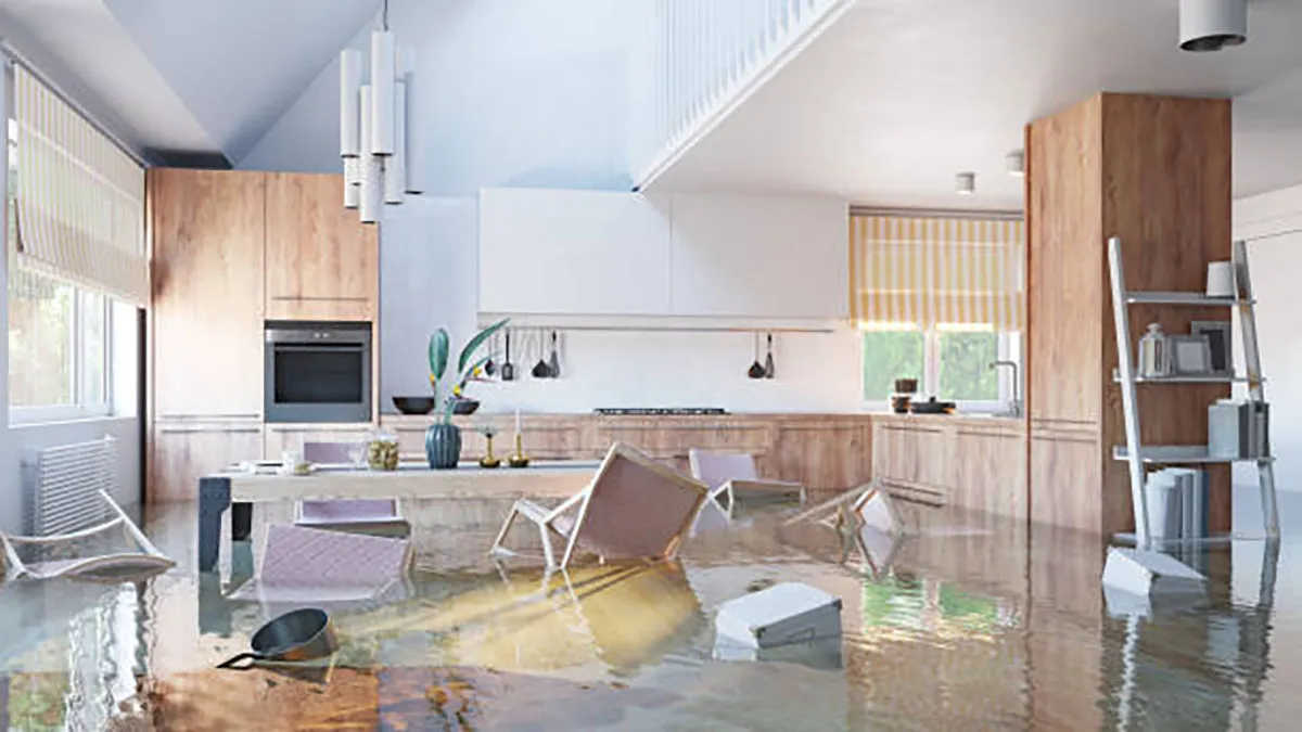 Flooded Kitchen Image