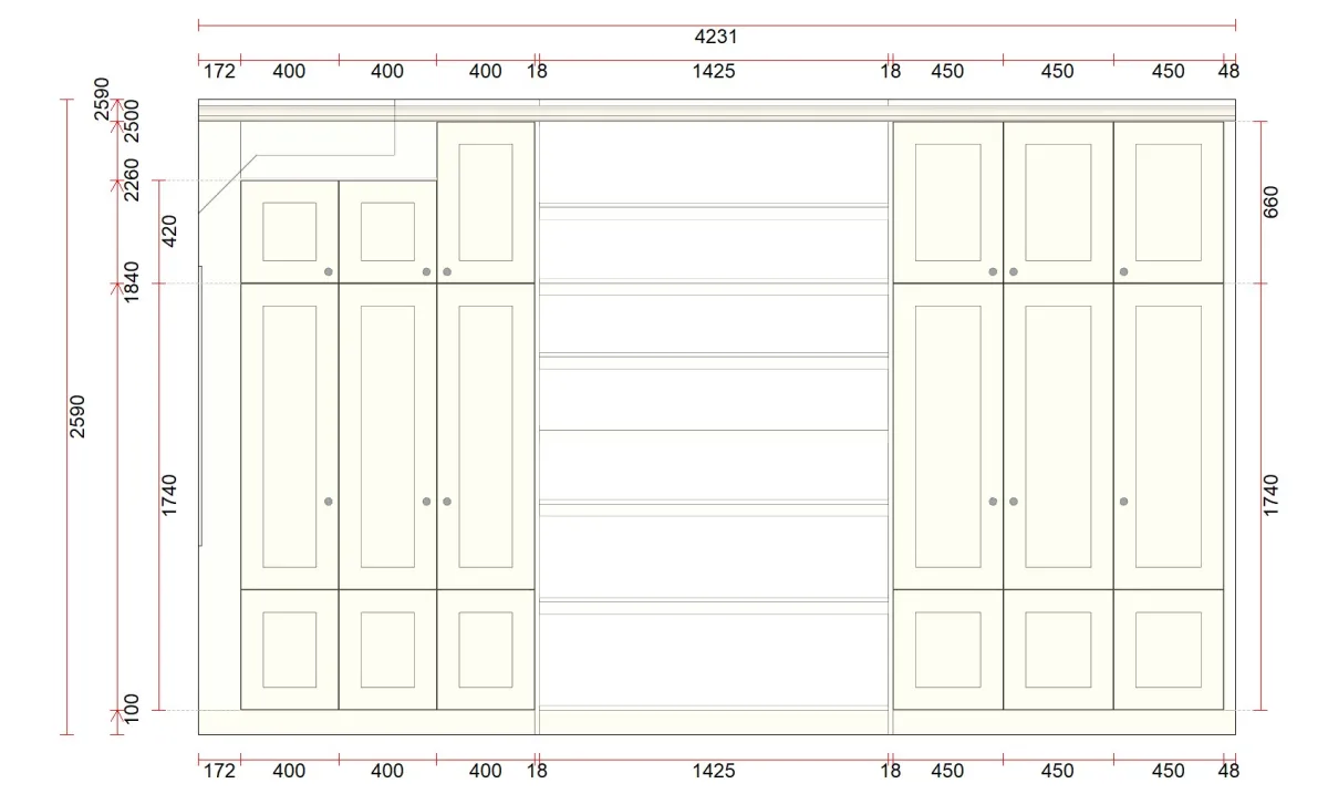 Heswall bedroom 2 elevation