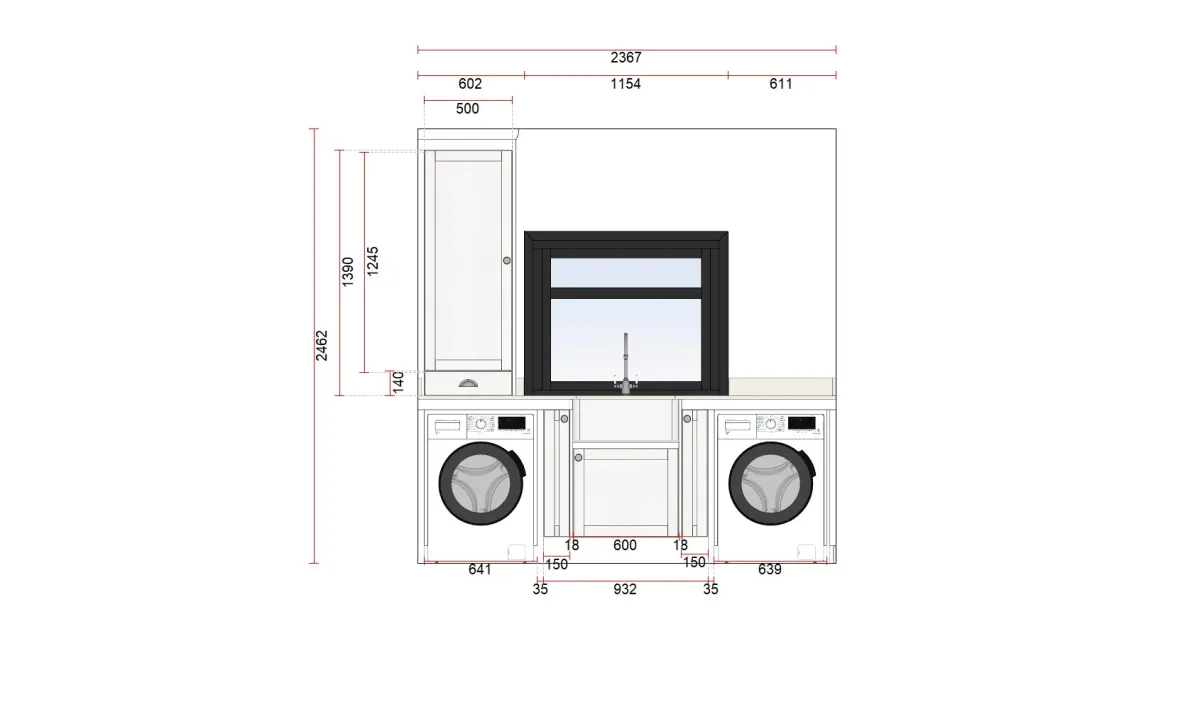 Utility design V1 elevation