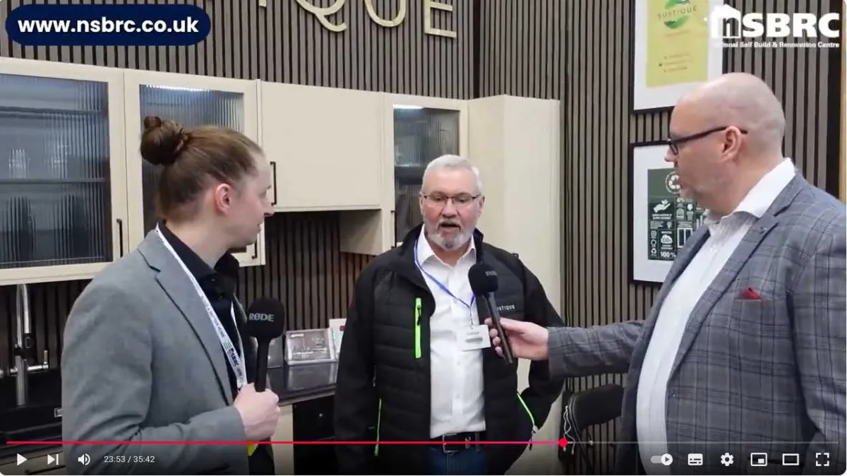 Sustique being interviewed at NSBRC Winter Show 2025