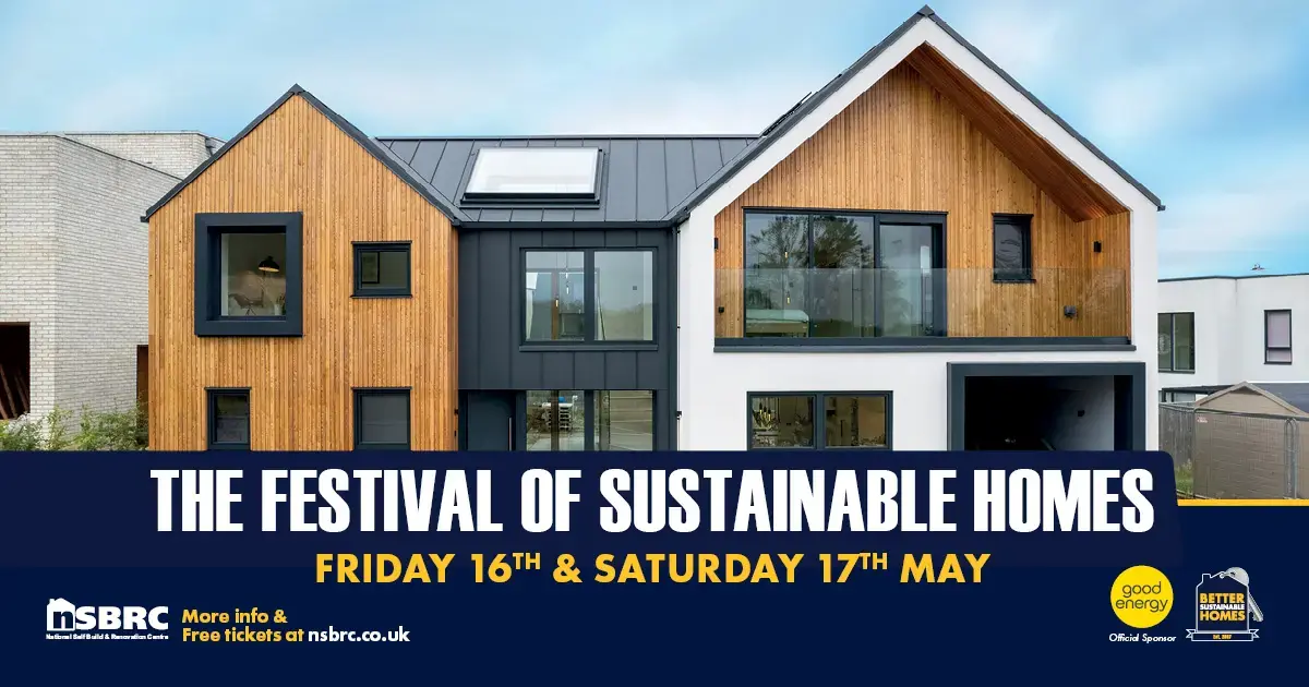 nsbrc festival of sustainable homes show banner