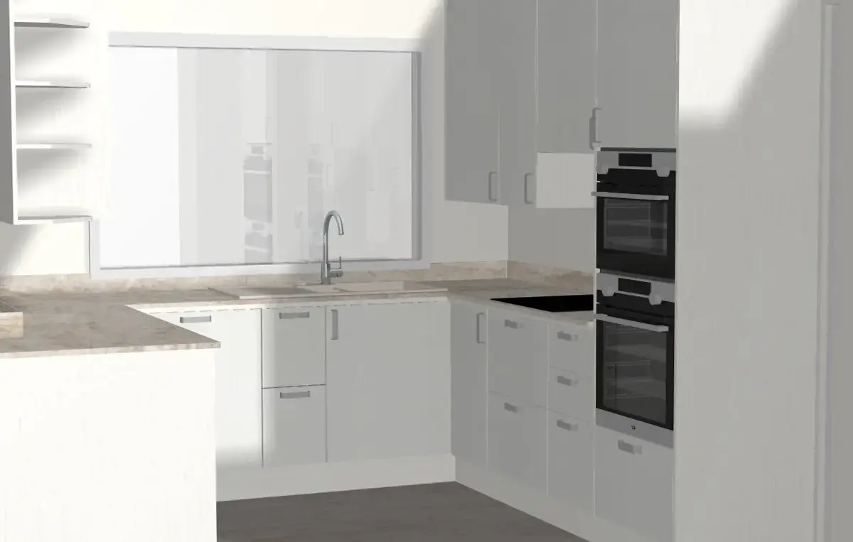 2 Garth Close Kitchen Elevation