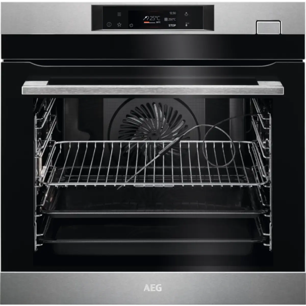 aeg 8000 SteamBoost With Steam Cleaning Built-in Oven bsk782380m