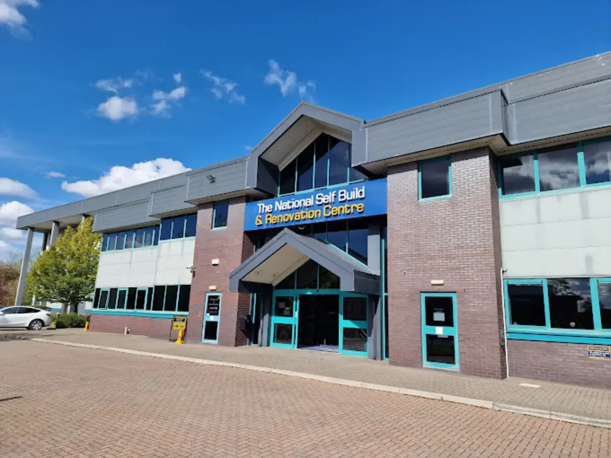 front picture of national self build and renovation centre in swindon