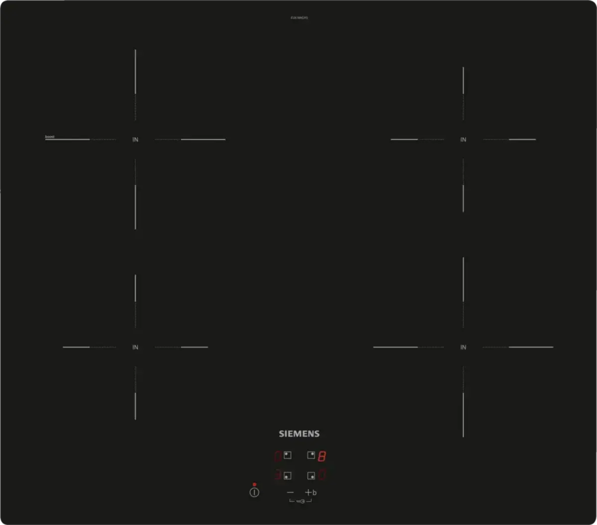 Siemens iQ100 Induction hob 60 cm Black model EU61RAGA5B