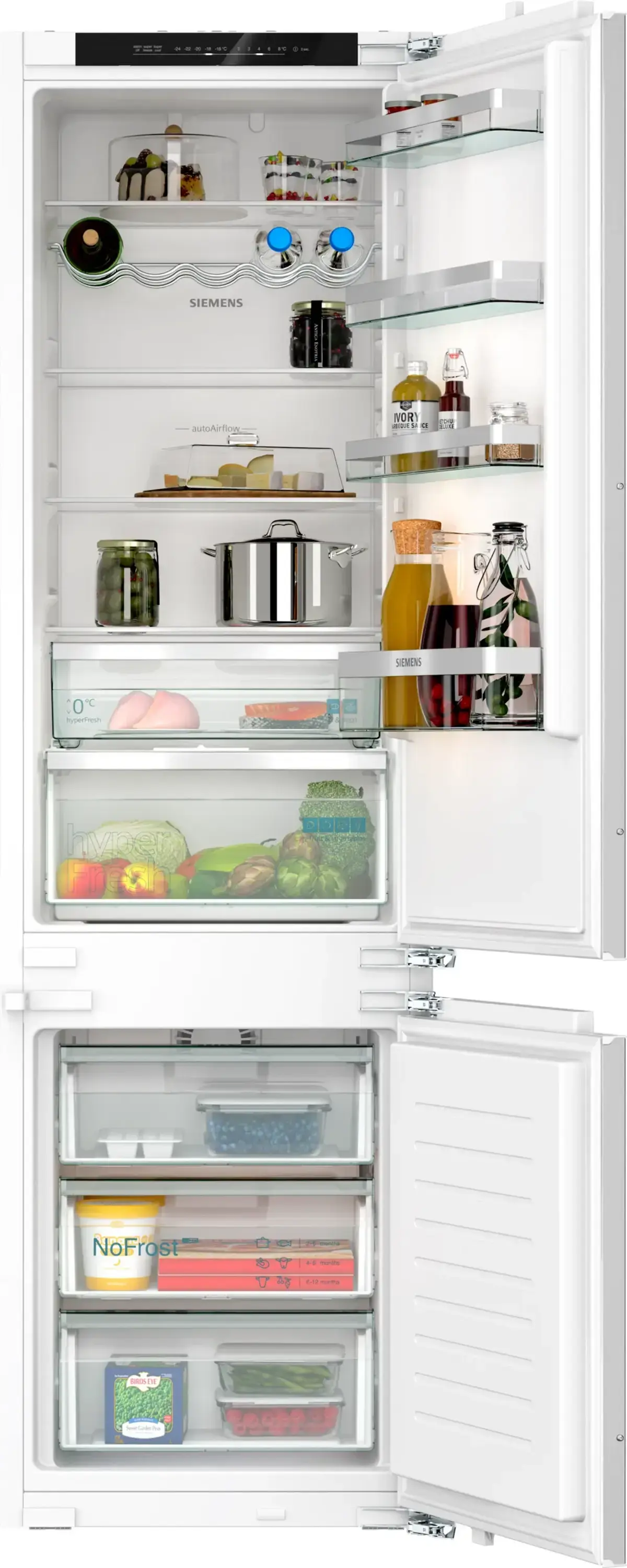 Siemens iQ300 Built-in no-frost fridge-freezer 193.5 x 55.8cm model KI96NVFD0