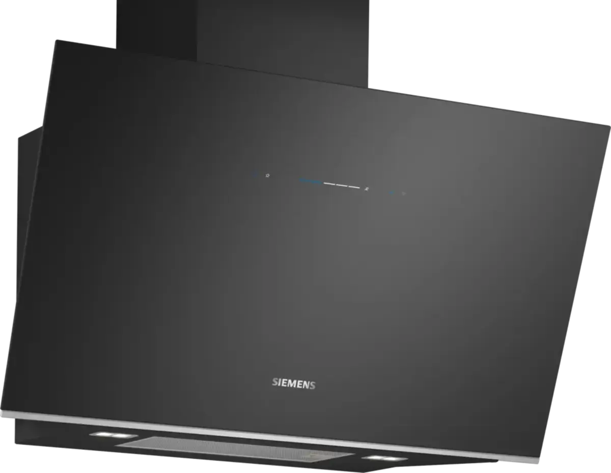 LC91KLT60 Siemens iQ700 Wall-mounted angled cooker hood 90 cm black