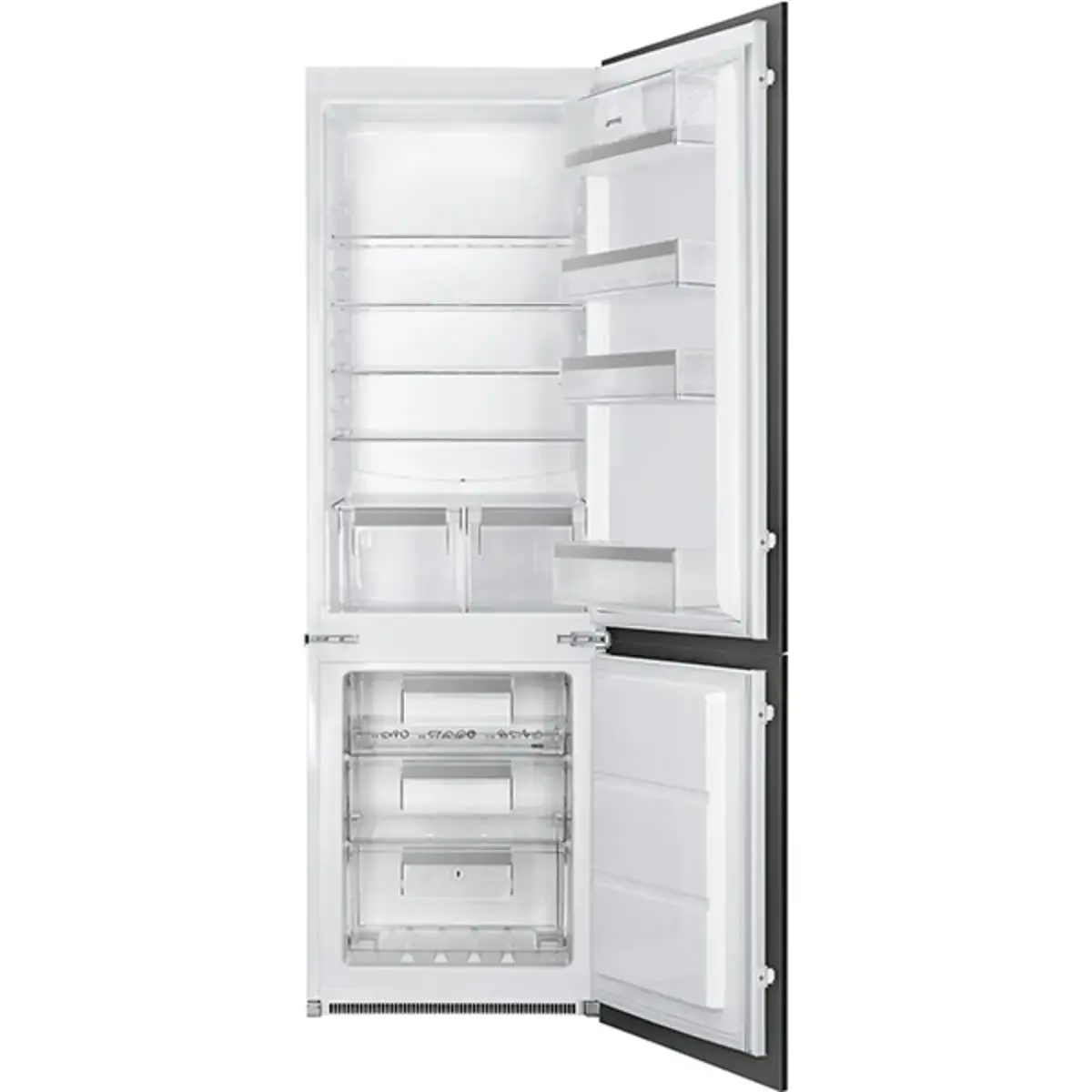 Smeg Universal Built-in Fridge Freezer 546mm Wide UKC8173N1E