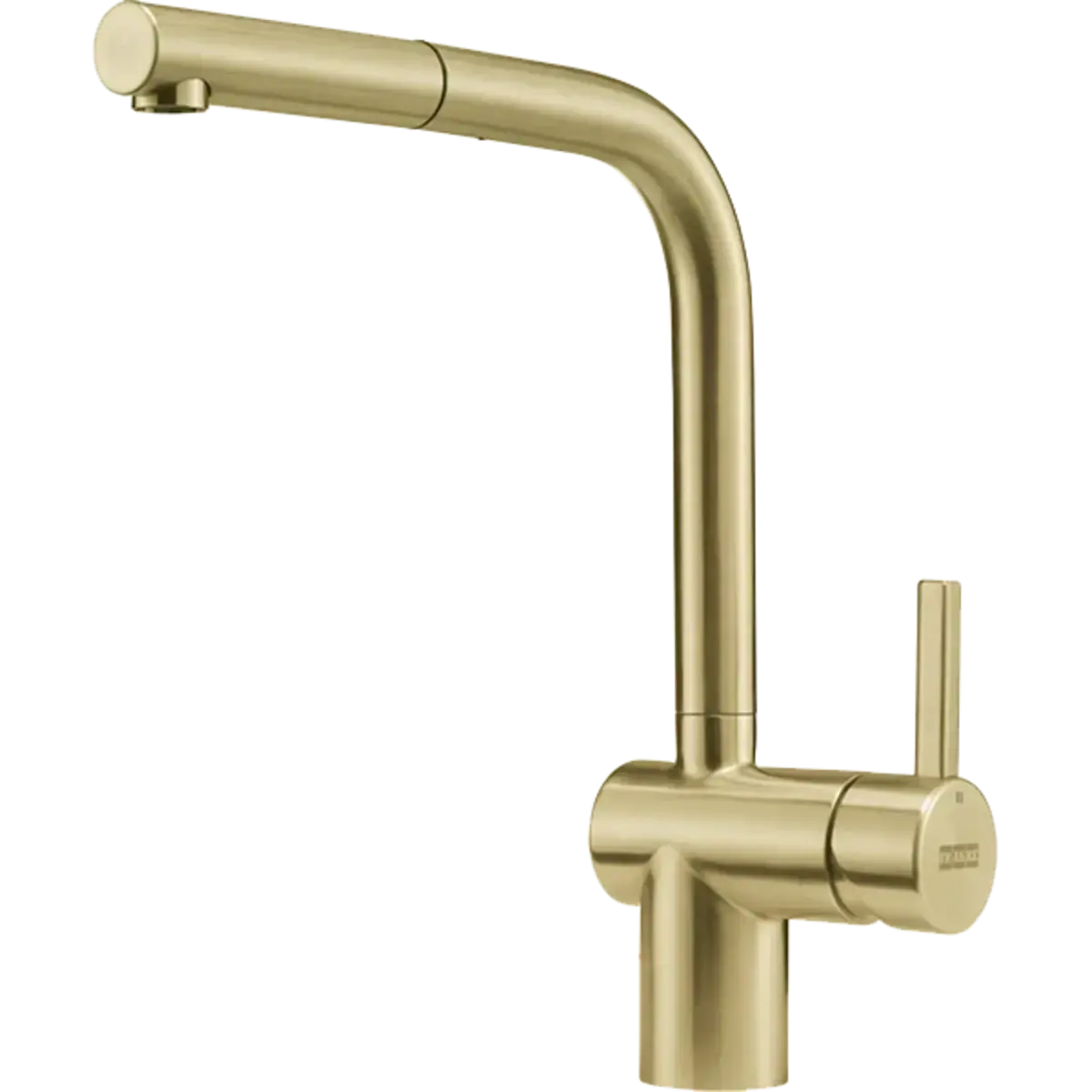 franke atlas neo single lever mixer tap in gold