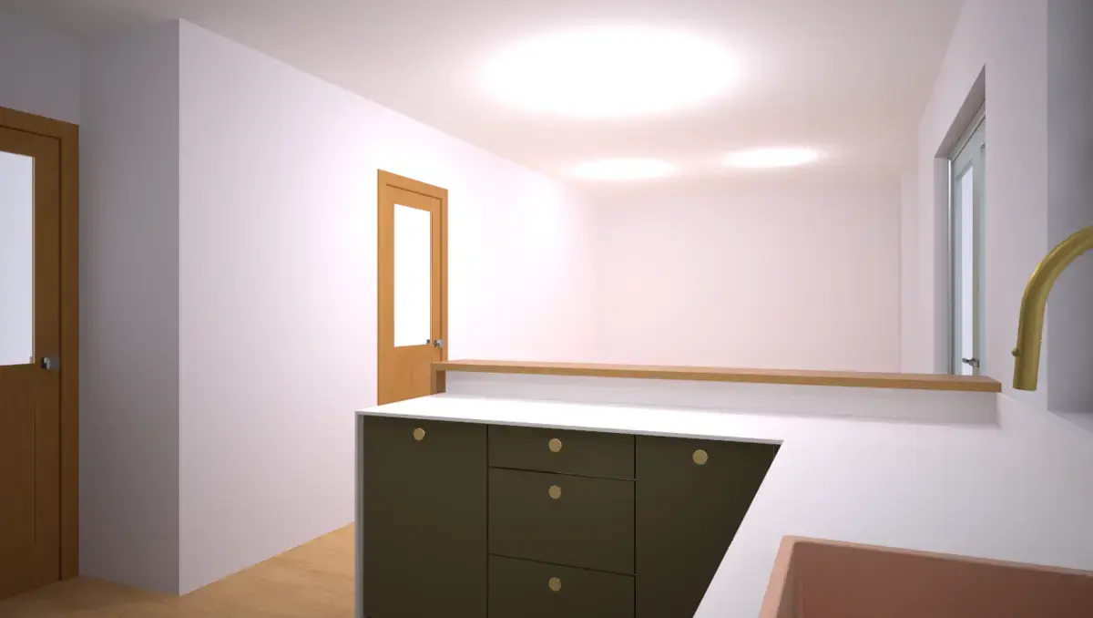 holybourne sustique engeered range kitchen agave green vicenza oak image 9