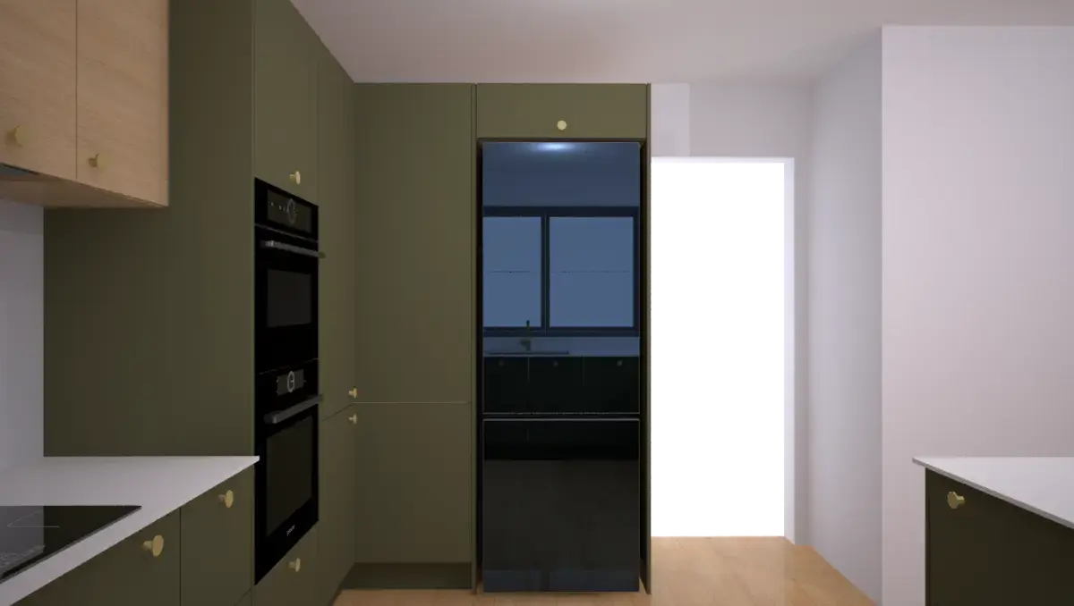 holybourne kitchen design illustration from kitchen window perspective