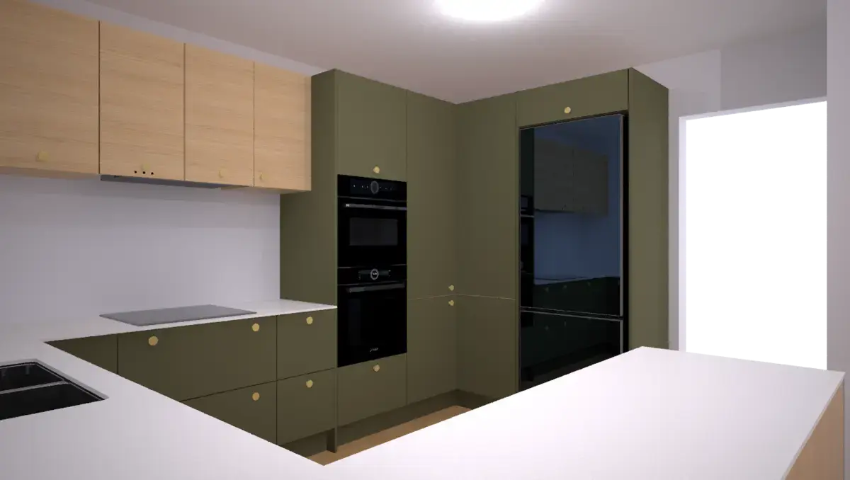 holybourne kitchen design illustration from peninsula